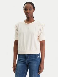 Liu Jo Sport Bluzka TA6030 JS923 Beżowy Regular Fit. Brązowe bluzki sportowe damskie Liu Jo Sport, l, bez wzorów, z bawełny, bez ramiączek. Za 339.99 zł.