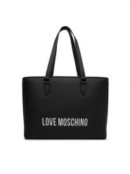 LOVE MOSCHINO Torebka JC4190PP0NKD000B Czarny. Czarne torebki klasyczne damskie Love Moschino, bez wzorów, ze skóry, bez dodatków. Za 849.99 zł.