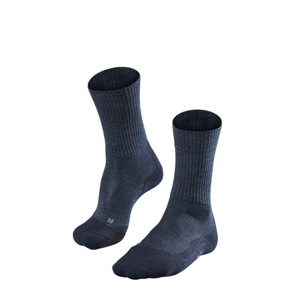 Skarpetki Falke TK2 Wool. Niebieskie skarpetki męskie Falke, bez wzorów, z materiału. Za 177.50 zł.