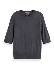 Scotch & Soda Sweter w kolorze antracytowym rozmiar: XS. Czarne swetry klasyczne damskie Scotch & Soda, xs, bez kołnierzyka. Za 110.45 zł.