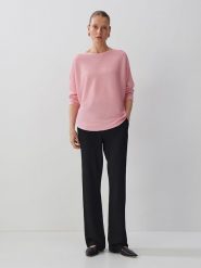 Someday Sweter "Tikky" w kolorze jasnoróżowym rozmiar: 40. Różowe swetry klasyczne damskie Someday, bez kołnierzyka. Za 153.71 zł.