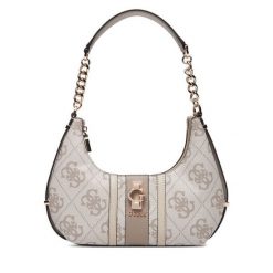Torebka Guess. Brązowe torebki klasyczne damskie Guess, z aplikacjami, bez dodatków. Za 469.99 zł.