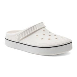 Klapki plażowe męskie Crocs Crocband Clean Of Court Clog. Białe klapki i japonki męskie Crocs. Za 169.99 zł.