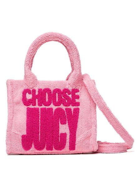 Juicy Couture Torebka w kolorze jasnoróżowym - 19 x 16 x 7 cm rozmiar: onesize. Różowe torebki klasyczne damskie Juicy Couture, bez wzorów, z materiału, bez dodatków. Za 228.92 zł.