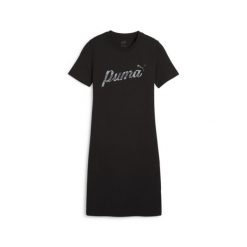 Sukienka Puma Ess Blossom Graphic Dress, Kobiety. Czarne sukienki damskie Puma, m, bez wzorów, z bawełny, bez kołnierzyka, bez ramiączek. Za 290.00 zł.