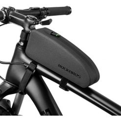 Torba rowerowa Rockbros na ramę. Czarne torebki klasyczne damskie ROCKBROS, bez wzorów, bez dodatków. Za 74.99 zł.