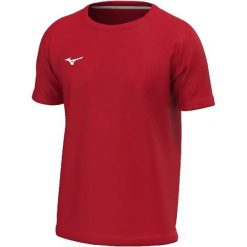 Koszulka Mizuno Team. Czarne t-shirty sportowe męskie Mizuno, l, z materiału, bez ramiączek, na fitness i siłownię. Za 195.50 zł.