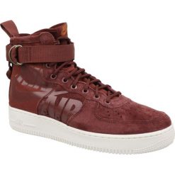 Czerwone Buty Nike Air Force 1 Sf Mid M 917753-202. Czerwone buty sportowe na co dzień męskie Nike, z materiału, bez zapięcia, nike air force. W wyprzedaży za 619.00 zł.