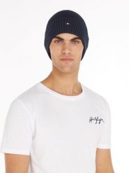Tommy Hilfiger Czapka z domieszką kaszmiru Mężczyźni Bawełna niebieski, ONE SIZE. Niebieskie czapki męskie Tommy Hilfiger, bez wzorów, z bawełny, biznesowe. Za 189.95 zł.