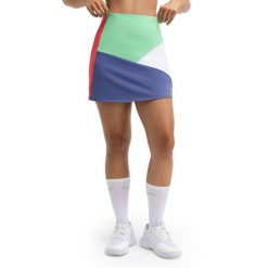 Damskie spódnico-spodenki do gry w padla Padel Siroko Bunt Erit. Szorty damskie SIROKO, bez wzorów, z materiału, z podwyższonym stanem. Za 149.00 zł.