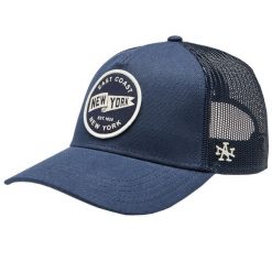 Czapka z daszkiem męska American Needle Valin New York Cap. Niebieskie czapki męskie AMERICAN CLASSIC, bez wzorów, z bawełny, sportowe. Za 148.99 zł.