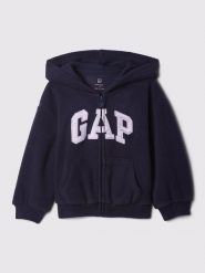 GAP Bluza w kolorze granatowym rozmiar: 74/80. Niebieskie bluzy i bluzki niemowlęce GAP, bez wzorów, z jeansu, bez ramiączek, bez kaptura. Za 61.46 zł.