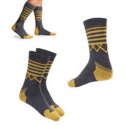 Skarpety KADVA Coryo. Szare skarpetki damskie KADVA, bez wzorów. Za 39.99 zł.