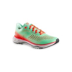 Buty Do Biegania Damskie Kiprun Kd Light Zielono-Koralowe. Zielone obuwie do biegania damskie KALENJI. Za 279.99 zł.