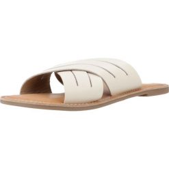 Sandały KICKERS KICK DAY Beżowy. Brązowe sandały damskie Kickers, bez wzorów, ze skóry, bez obcasa. Za 165.99 zł.