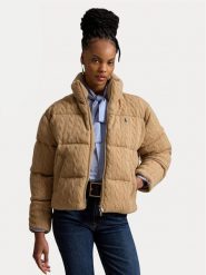 Polo Ralph Lauren Kurtka zimowa 211A10457005 Beżowy Boxy Fit. Brązowe kurtki damskie Polo Ralph Lauren, na zimę, l, bez wzorów, z wełny, bez kaptura. Za 3,199.00 zł.