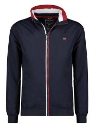 Geographical Norway Kurtka "Benilde" w kolorze granatowym rozmiar: L. Niebieskie kurtki męskie Geographical Norway, l, bez wzorów, bez kaptura. Za 158.10 zł.