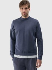 4F Bluza w kolorze granatowym rozmiar: L. Niebieskie bluzy bez kaptura męskie 4f, l. Za 100.99 zł.