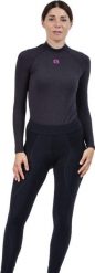 Spodnie rowerowe damskie Alé Cycling Solid Essential. Czarne spodnie materiałowe damskie ALÉ CYCLING, bez wzorów, z elastanu, klasyczne. Za 264.75 zł.