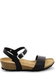 BACKSUN Sandały "Calabria" w kolorze czarnym na koturnie rozmiar: 39. Czarne sandały damskie Backsun, bez wzorów, bez obcasa, na koturnie. Za 180.91 zł.