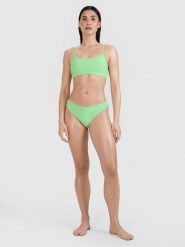 4F Dół od bikini damski - zielony L. Zielone bikini damskie 4f, bez wzorów. W wyprzedaży za 39.99 zł.