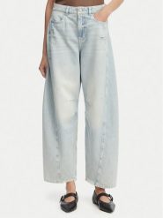 BOSS Jeansy 50558722 Niebieski Balloon Fit. Niebieskie jeansy damskie Boss. Za 699.99 zł.