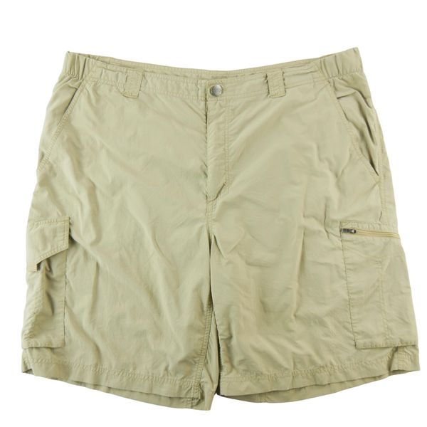 Second life - Columbia spodenki męskie cargo - Stan dobry. Brązowe szorty męskie Columbia, m, z materiału, outdoorowe. Za 85.16 zł.