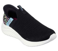 Buty do chodzenia damskie Skechers 303801LBKMT. Czarne buty sportowe na co dzień damskie Skechers, bez wzorów, z materiału, trekkingowe. Za 331.00 zł.