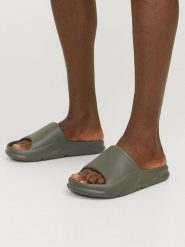 Jack & Jones Klapki w kolorze khaki rozmiar: 42. Brązowe klapki i japonki męskie Jack & Jones. Za 79.03 zł.