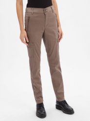MOS MOSH spodnie cargo - MMGilles Kobiety Lyocell brązowy, 27. Brązowe spodnie materiałowe damskie Mos Mosh, bez wzorów, z lyocellu, eleganckie. Za 329.95 zł.