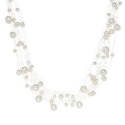 Valero Pearls Naszyjnik z pereł srebro wysokiej próby Perła hodowlana słodkowodna srebrny Naszyjniki 1 ct Damski. Szare naszyjniki damskie Valero Pearls, srebrne. Za 349.99 zł.