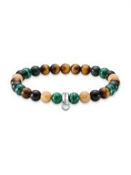 Thomas Sabo Bransoletka z kamieniami szlachetnymi rozmiar: 17,5 cm. Szare bransoletki damskie thomas sabo, srebrne. Za 104.95 zł.
