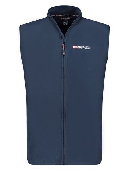 Geographical Norway Kamizelka polarowa "Vug" w kolorze granatowym rozmiar: XXL. Niebieskie kamizelki męskie Geographical Norway, xxl, z polaru. Za 52.05 zł.