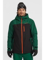 O'Neill Kurtka narciarska w kolorze czarno-zielonym rozmiar: XL. Czarne kurtki narciarskie i snowboardowe damskie O'neill, m, bez wzorów, bez kaptura, narciarskie. Za 366.35 zł.