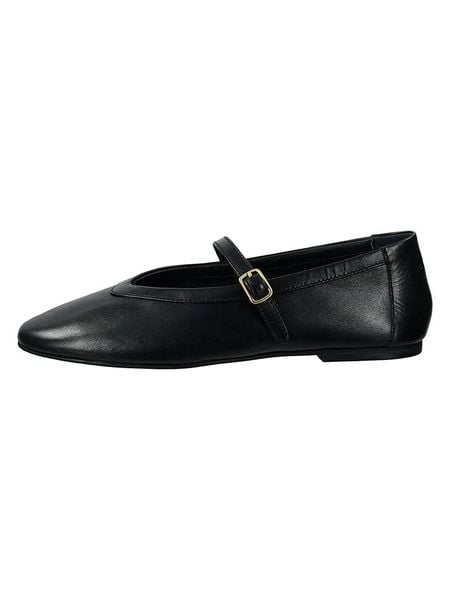 GANT Footwear Skórzane baleriny "Chadii" w kolorze czarnym z paskiem rozmiar: 39. Czarne baleriny damskie GANT Footwear, bez wzorów, bez obcasa. Za 532.06 zł.