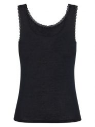 Simone Perele Top "Cocooning" w kolorze czarnym rozmiar: S. Czarne topy damskie SIMONE PERELE, s, bez wzorów, z kaszmiru, bez kołnierzyka. Za 79.03 zł.