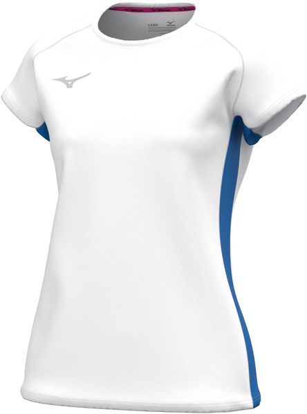 Koszulka damska Mizuno. Białe t-shirty damskie Mizuno, xs, bez wzorów, z materiału, bez kołnierzyka. Za 167.00 zł.