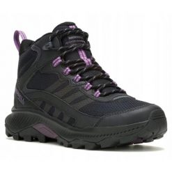 Buty trekkingowe dla kobiet Merrell SPEED STRIKE 2. Czarne obuwie trekkingowe damskie MERRELL. Za 279.99 zł.
