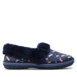 Kapcie Skechers. Niebieskie kapcie damskie Skechers. Za 199.99 zł.