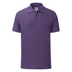 Koszulka Polo Męska Iconic. Fioletowe koszulki polo męskie Fruit of the Loom, m, bez wzorów, bez ramiączek. Za 51.99 zł.