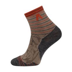 Skarpety merino turystyczne dla dorosłych Alpinus Kuldiga. Brązowe skarpetki damskie Alpinus, bez wzorów, z wełny. Za 59.00 zł.