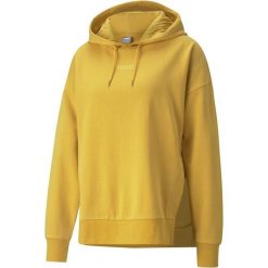 Bluza damska Puma HER Hoodie TR żółta. Żółte bluzy z kapturem damskie Puma, xl, z bawełny. Za 129.09 zł.