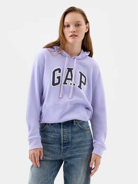 Gap Bluza 870537-03 Fioletowy Regular Fit. Fioletowe bluzy bez kaptura damskie GAP, xs, z bawełny. Za 199.99 zł.