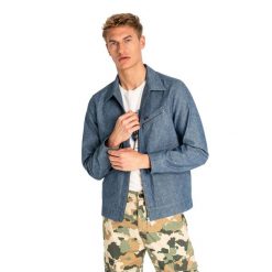 LEE 191J JACKET MĘSKA KURTKA JEANSOWA CHAMBRAY L191CMFE 112105722. Niebieskie kurtki męskie Lee, l, bez wzorów, z jeansu, bez kaptura. Za 249.99 zł.
