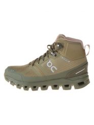ON RUNNING Botki turystyczne "Cloudrock Waterproof 1" w kolorze khaki rozmiar: 36,5. Brązowe obuwie trekkingowe damskie On Running. Za 386.53 zł.