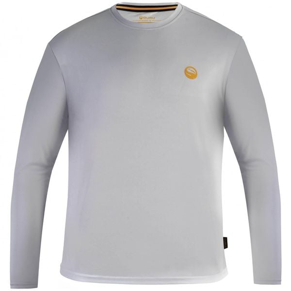 Koszulka Wędkarska Przeciwsłoneczna Guru Cool Shirt Upf 50+. Szare koszulki męskie z długim rękawem GURU, m. Za 173.99 zł.