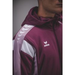 Kurtka treningowa Erima Celebrate 125 z kapturem, wielokolorowa dla juniorów. Czarne kurtki damskie Erima, bez wzorów, sportowe, z kapturem. Za 329.99 zł.
