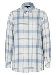 More & More Bluzka w kolorze biało-błękitnym rozmiar: 44. Białe bluzki damskie MORE & MORE, s, bez wzorów, z wiskozy, klasyczne, bez kołnierzyka, bez ramiączek. Za 86.99 zł.