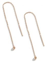 Miu Silver Pozłacane kolczyki rozmiar: onesize. Różowe kolczyki damskie Miu Silver, pozłacane. Za 43.99 zł.