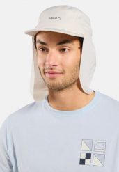 Czapka UNI ODLO Cap PERFORMANCE LIGHT SHADE CAP. Brązowe czapki męskie Odlo, bez wzorów, z materiału. Za 199.99 zł.